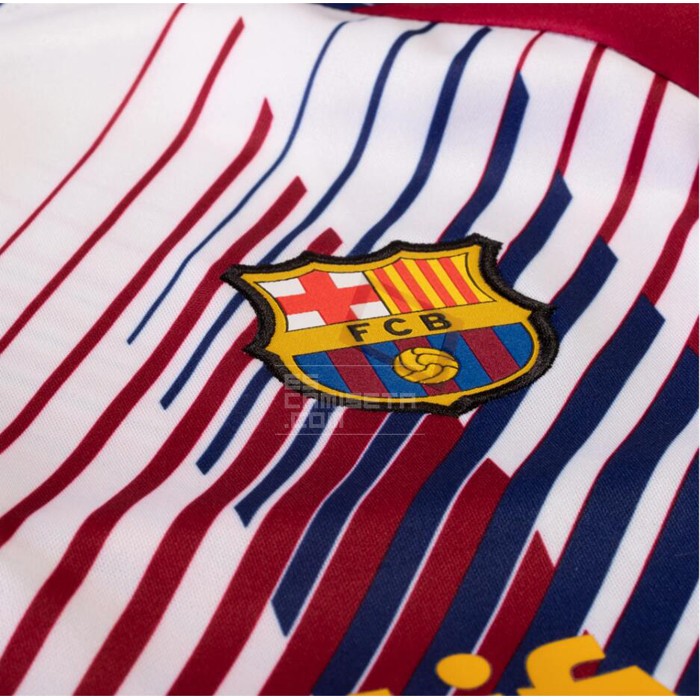 Camiseta Pre Partido del Barcelona 2023 Azul y Rojo - Haga un click en la imagen para cerrar